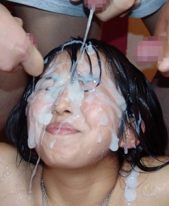 facial cumshot pour salope en manque dans le 27